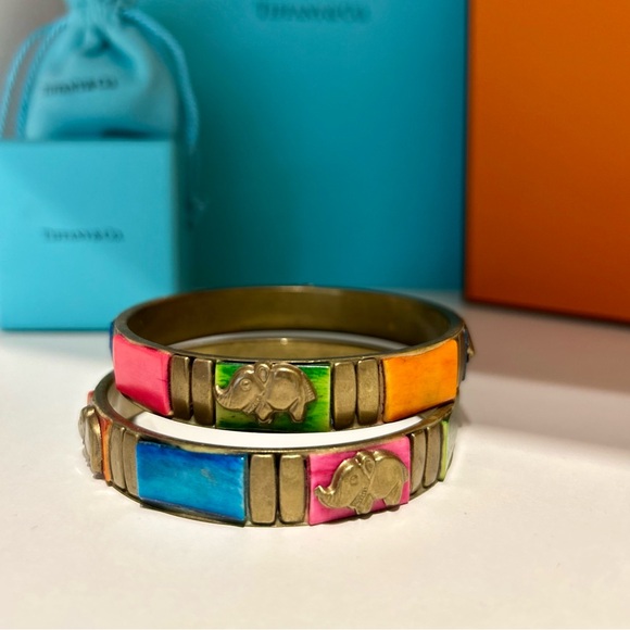 Set of 2_Handmade Bangles from Jaipur India - Picture 11 of 11